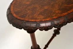 Pamono Victorian Burr Walnut Occasional Table, 1860s><noscript><img width=