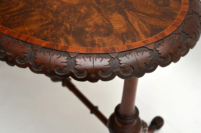 Pamono Victorian Burr Walnut Occasional Table, 1860s> Coffee & Side Tables