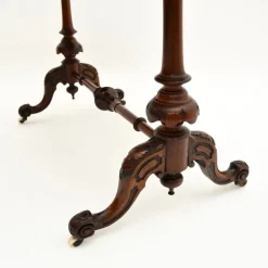 Pamono Victorian Burr Walnut Occasional Table, 1860s><noscript><img width=