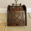 Pamono Victorian Carved Oak Coal Box, 1880s> Fireplaces And Mantels