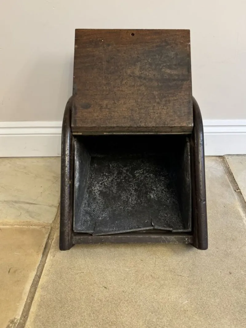Pamono Victorian Carved Oak Coal Box, 1880s> Fireplaces And Mantels