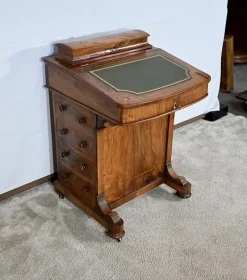 Sale Pamono Victorian Davenport Secretaire in Walnut, England