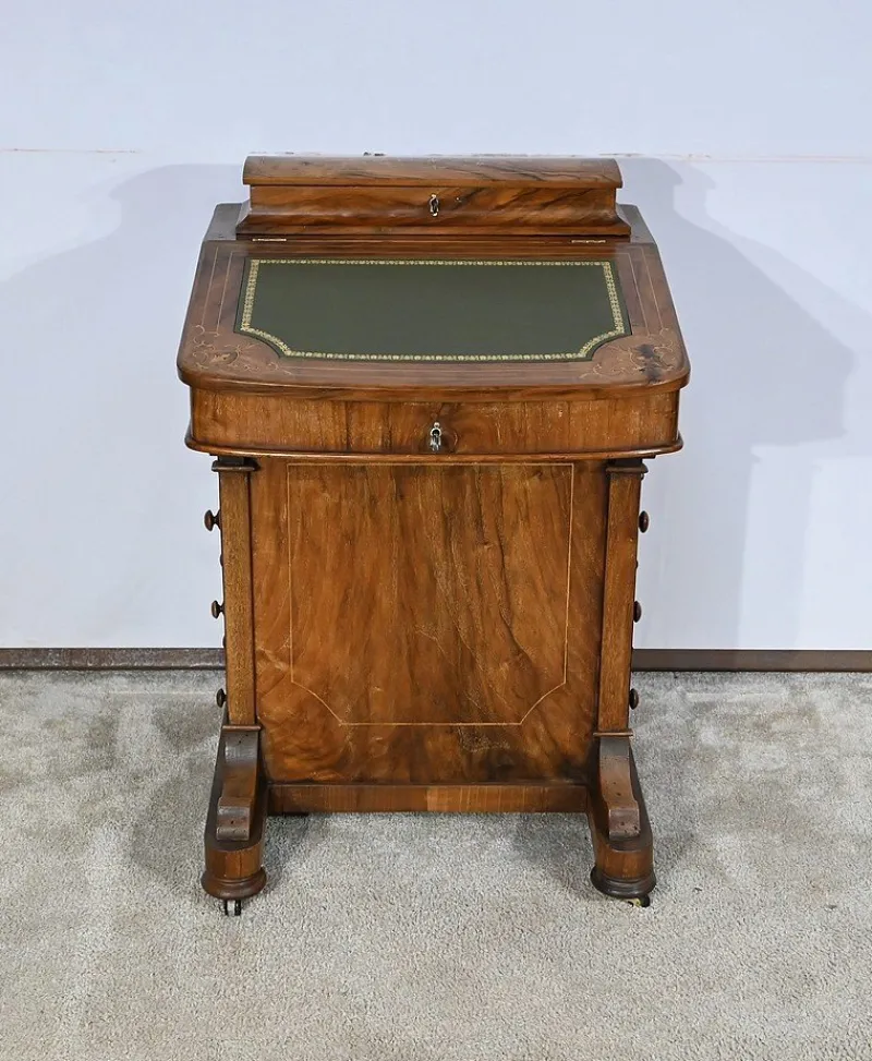 Sale Pamono Victorian Davenport Secretaire in Walnut, England