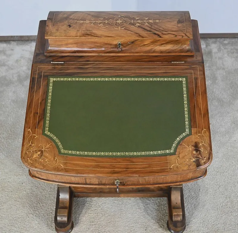 Sale Pamono Victorian Davenport Secretaire in Walnut, England
