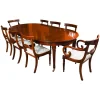 Hot Pamono Victorian Dining Table and Barback Dining Chairs, 1890s, Set of 9