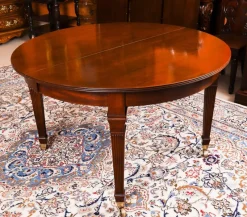 Hot Pamono Victorian Dining Table and Barback Dining Chairs, 1890s, Set of 9