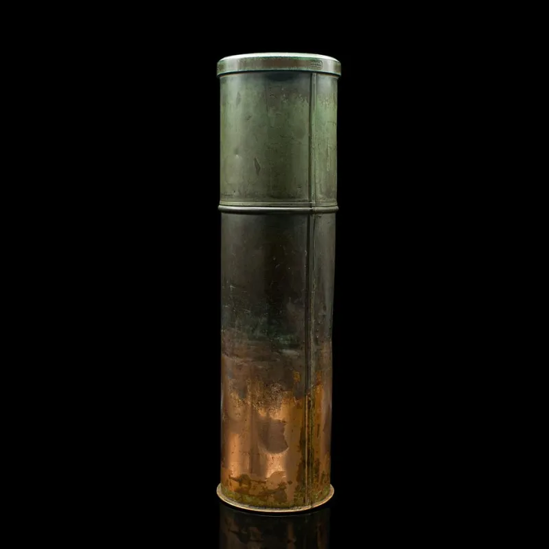 Outlet Pamono Victorian English Meteorological Rain Gauge in Copper, 1900s, Set of 4