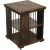 Online Pamono Victorian English Oak Carved Revolving Bookcase