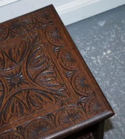 Online Pamono Victorian English Oak Carved Revolving Bookcase