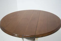 Pamono Victorian English White and Wood Cast Iron Table><noscript><img width=