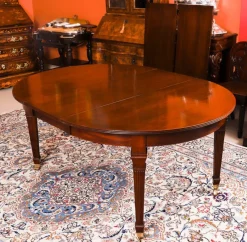 Best Pamono Victorian Flame Mahogany Extending Dining Table, 1890s