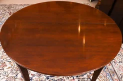Best Pamono Victorian Flame Mahogany Extending Dining Table, 1890s