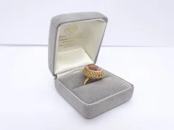 Outlet Pamono Victorian French Rose Ring with 18kt Gold, France