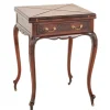 Pamono Victorian Games Envelope Card Table in Mahogany, 1890s> Game Tables