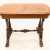 Pamono Victorian Games Table in Burr Walnut, 1880s> Game Tables
