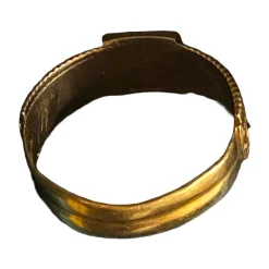 Pamono Victorian Gold Memorial Mourning Ring><noscript><img width=