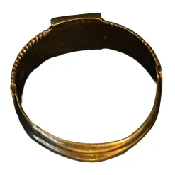 Pamono Victorian Gold Memorial Mourning Ring><noscript><img width=