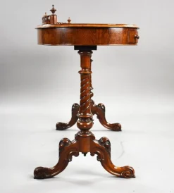 Pamono Victorian Kidney Shaped Writing Table in Rosewood, 1860><noscript><img width=
