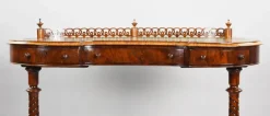 Pamono Victorian Kidney Shaped Writing Table in Rosewood, 1860><noscript><img width=