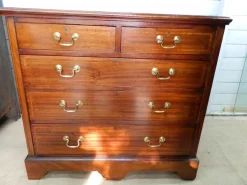 Outlet Pamono Victorian Mahogany Chest of Drawers, 1890s