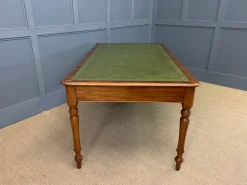 Best Pamono Victorian Mahogany 6-Drawer Writing Table, 1880s