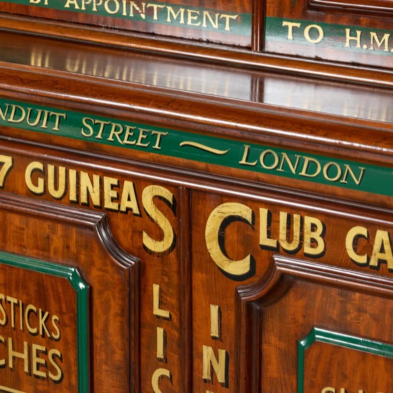Pamono Victorian Mahogany Gun Shop Display Cabinet, 1880s> Cabinets & Wardrobes