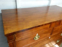Pamono Victorian Mahogany Inlay Chest of Drawers