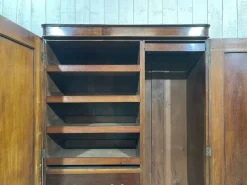 Pamono Victorian Mahogany Wardrobe, 19th Century><noscript><img width=