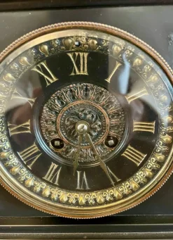 Pamono Victorian Marble Mantle Clock, 1860s><noscript><img width=