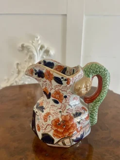 Pamono Victorian Mason Ironstone Jugs, 1880s, Set of 5><noscript><img width=