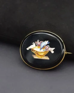 Clearance Pamono Victorian Micro Mosaic Brooch