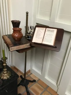 Hot Pamono Victorian Music Stand in Mahogany, Brass, Copper & Cast Iron, 1850s