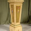 Pamono Victorian Neoclassical Painted Oak Plinth, 1900s> Pedestals And Columns