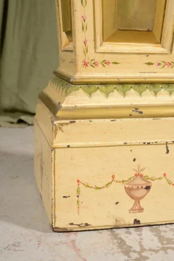 Pamono Victorian Neoclassical Painted Oak Plinth, 1900s> Pedestals And Columns