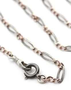 Online Pamono Victorian Niello Silver Chain