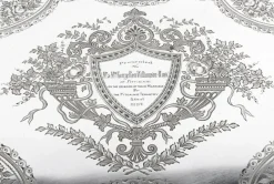 Sale Pamono Victorian Oval Silver Plated Tray by Mappin & Webb, 19th Century