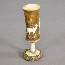 Pamono Victorian Rustic Black Forest Drinking Goblet, Germany, 1860s><noscript><img width=