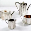 Pamono Victorian Silver Plated Tea and Coffee Set from Richard Martin & Ebenezer Hall & Co, Set of 4> Coffee & Tea Service
