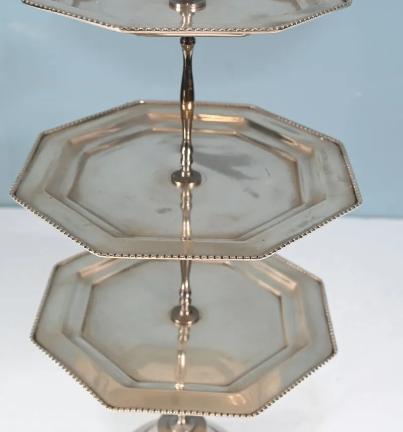 Pamono Victorian Silver-Plated Cake Stand> Dinnerware Accessories