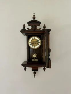 Sale Pamono Victorian Walnut Vienna Wall Clock, 1870s