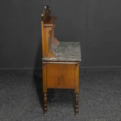 Pamono Victorian Walnut Washstand, 1890s><noscript><img width=