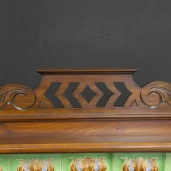 Pamono Victorian Walnut Washstand, 1890s><noscript><img width=
