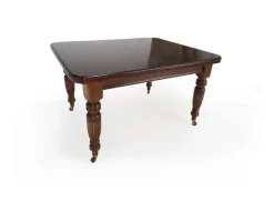 Clearance Pamono Victorian Wind Out Mahogany Extending Banquet Dining Table, England, 1910s