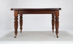 Clearance Pamono Victorian Wind Out Mahogany Extending Banquet Dining Table, England, 1910s