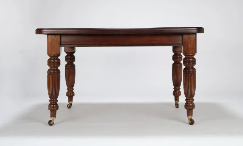 Clearance Pamono Victorian Wind Out Mahogany Extending Banquet Dining Table, England, 1910s