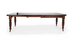 Clearance Pamono Victorian Wind Out Mahogany Extending Banquet Dining Table, England, 1910s