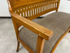 Pamono Vienna Secession Bench by Otto Wagner, 1890s><noscript><img width=