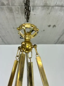 Pamono Vienna Secession Brass Hanging Pot by Kolo Moser & Jutta Sika, 1890s><noscript><img width=