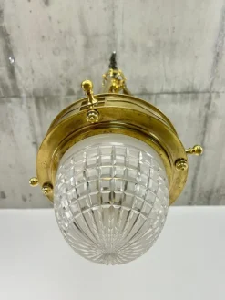 Pamono Vienna Secession Brass Hanging Pot by Kolo Moser & Jutta Sika, 1890s><noscript><img width=