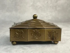 Pamono Vienna Secession Jewelry Box by Dagobert Peche for Wiener Werkstätte, 1890s><noscript><img width=